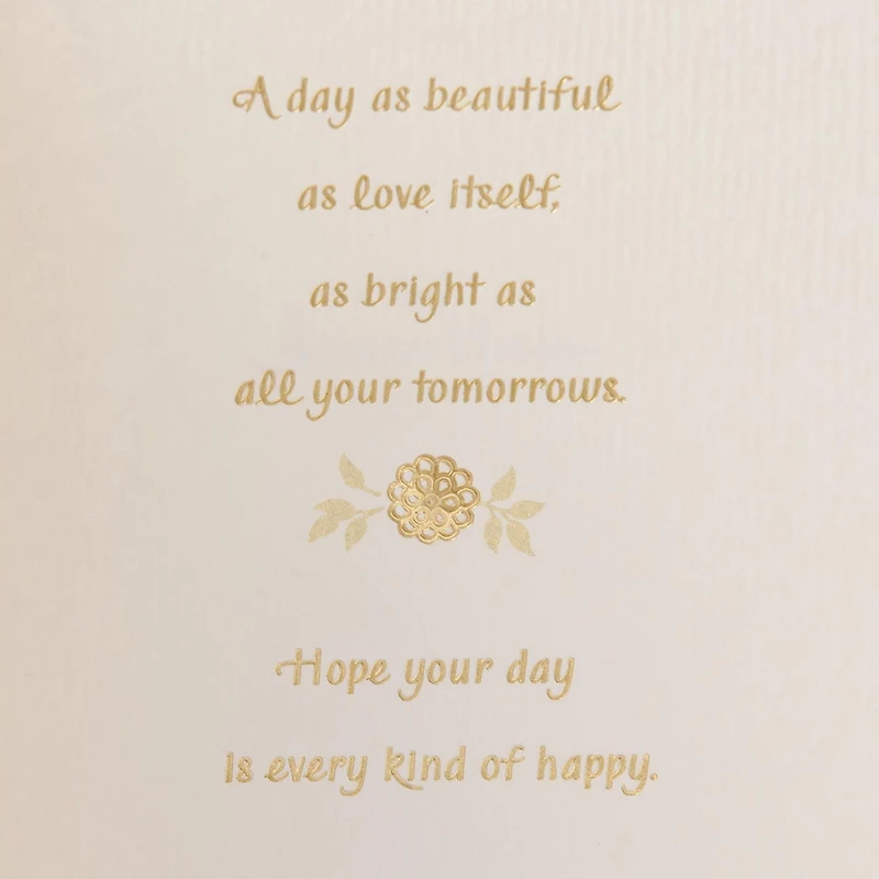 Carte de mariage Hallmark