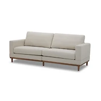 Better Homes & Gardens Springwood - Sofa avec cadre en bois de 210 cm, miel clair