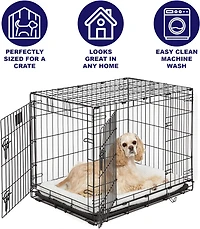 Midwest Homes For Pets Midwest Quiet Time Natural Fleece Dog Bed