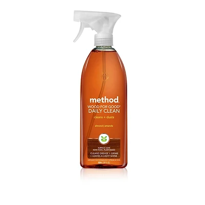 Method, Nettoyant pour le bois Wood for Good , Amande, 828 ml