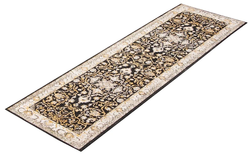 Tapis Lavable ECARPET Oriental pour Chambre, Salon, Chambre d'Enfant, Couloir