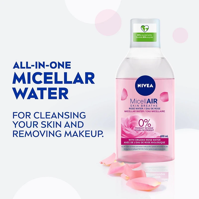 Eau Micellaire À La Rose Micellair de NIVEA, 400 mL 400 ml