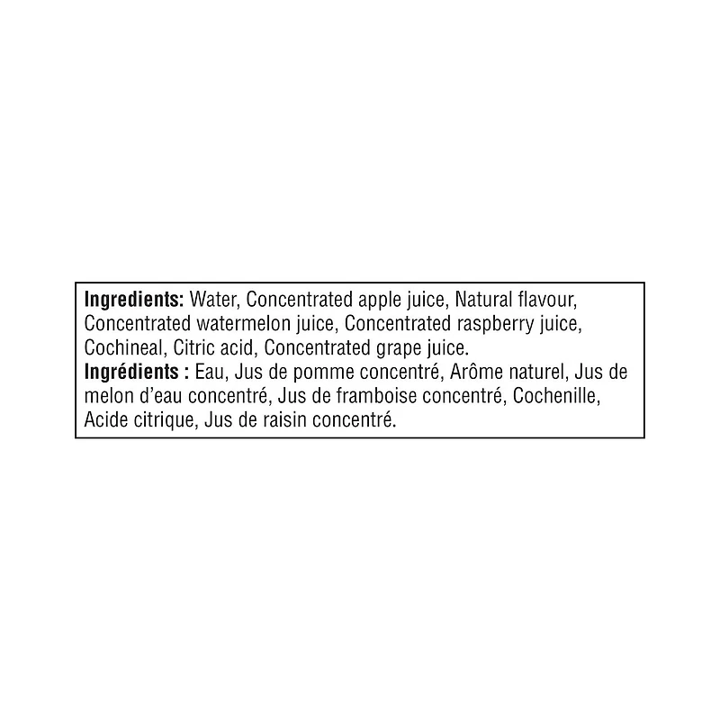 Great Value Éclat - Baies et Melon d'eau 8x200ml