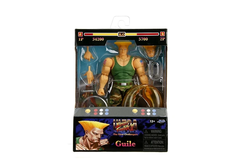 Jada Toys STREET FIGHTER II ACTION FIGURE - Guile