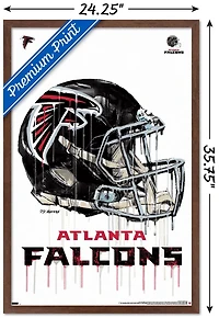 NFL Atlanta Falcons - Drip Helmet 20 Wall Poster