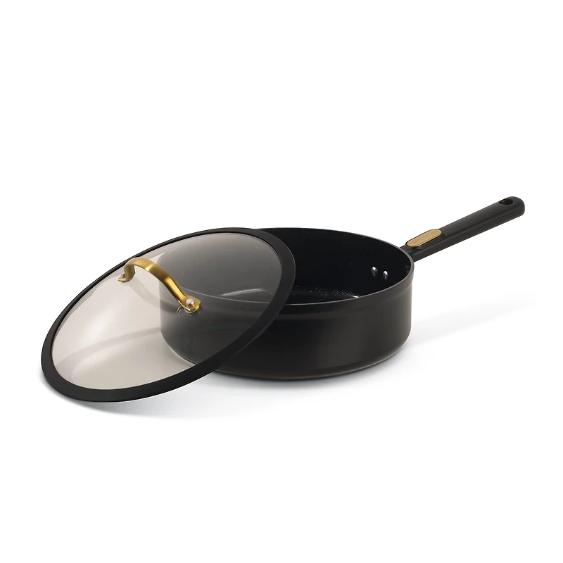 Batterie de cuisine en aluminium 32 pièces Thyme & Table - Noir