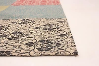 ECARPETGALLERY 5'8" x 7'6" Transitional Collage Handmade Area Rug for Living Room, Dining Room and Bedroom in Grey