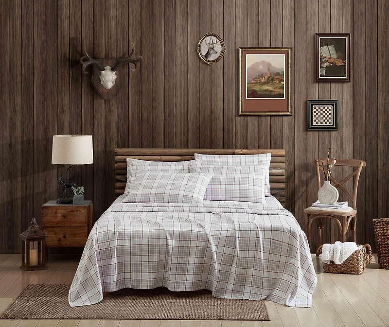 Coleman Printed Polyester Flannel Sheet Set