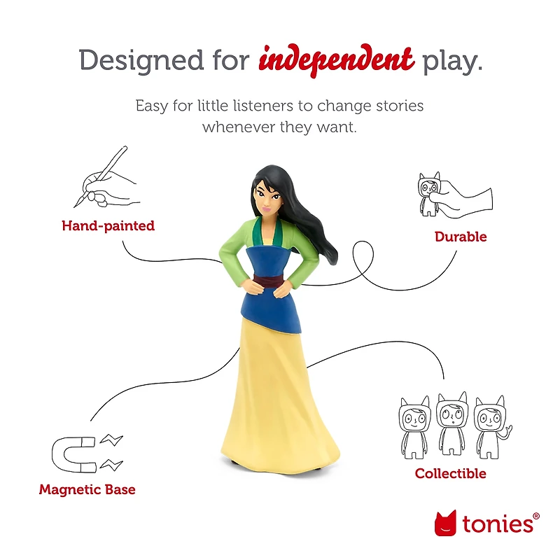 tonies Disney Mulan Audio Play Figurine