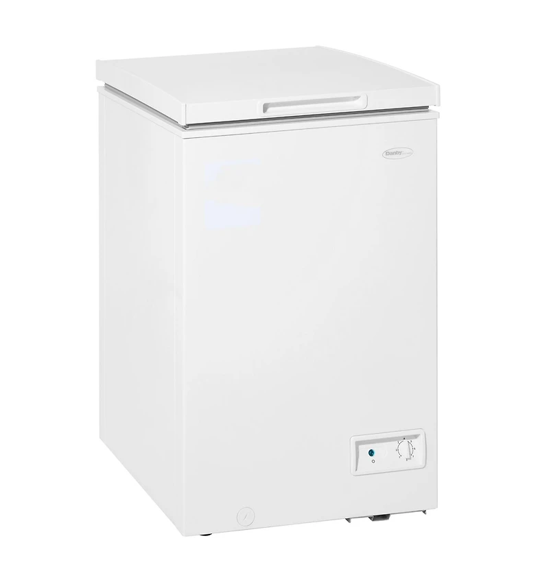 Danby DCF035A6WM Modèle carré de congélateur coffre de 3,5 pi3 DOE en Blanc