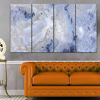 Design Art Agate Stone Background Abstract Canvas Wall Art Print