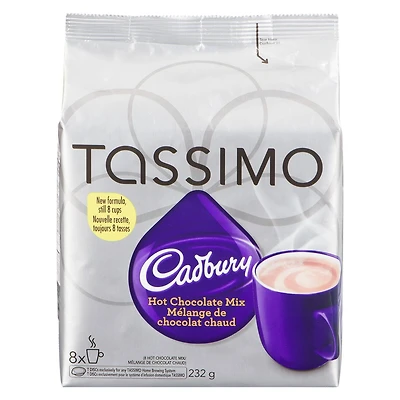 Tassimo Cadbury Hot Chocolate Single Serve T-Discs