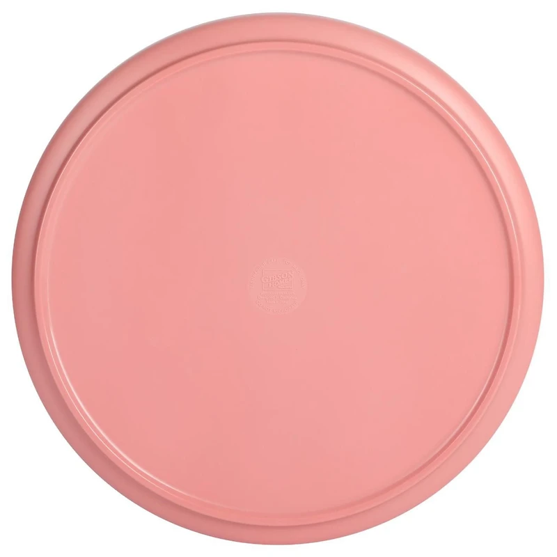Gibson Home Canyon Crest Service de table 12 pièces en mélamine Finition rose mat