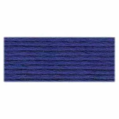 Fil à broder en coton DMC à 6 brins 8m – Bleu 6 Brins