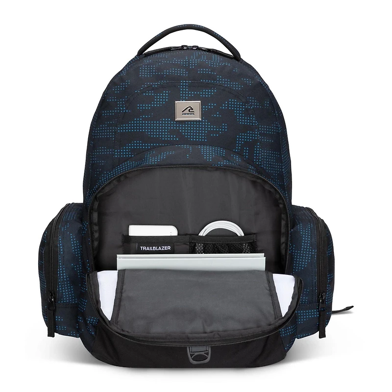 TRAILBLAZER 15.6IN LAPTOP PATTERN BACKPACK BLUE