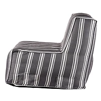 Chaise Gonflable Hometrends - bande grise