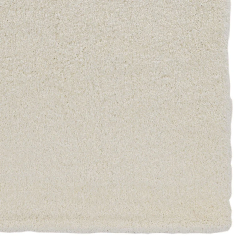 Tapis Shaggy Pastel blanc de 8 pi. x 10 pi.