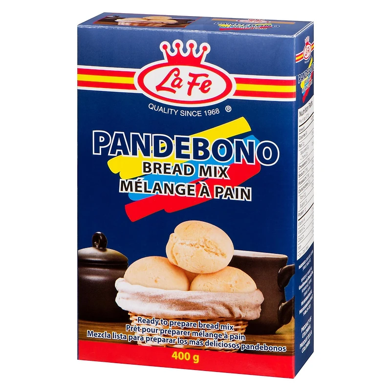 La Fe Powder Mix Pandebono, 510g Bag, LaFe Powder Mix Pandebono, 510g Bag