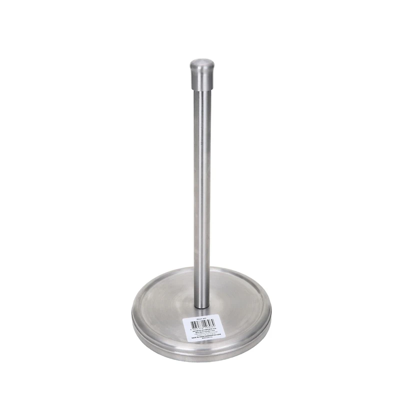 Porte-serviettes en papier universel Mainstays 14,4" en acier inoxydable argenté