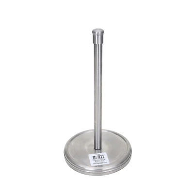Porte-serviettes en papier universel Mainstays 14,4" en acier inoxydable argenté