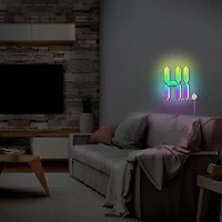 Monster Digit – Kit de Démarrage de Panneaux LED 3D, 3 Panneaux Modulaires, Éclairage Intelligent Wi-Fi, RGB, Commande Vocale, Réactif au Son – MLB7-1035-CAN