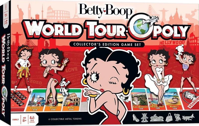 Masterpieces Puzzle Company Betty Boop Opoly Board Game