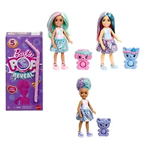 Barbie Chelsea Pop Reveal Treat Series Doll with 5 Surprises Including Scent & Pet (Styles May Vary)