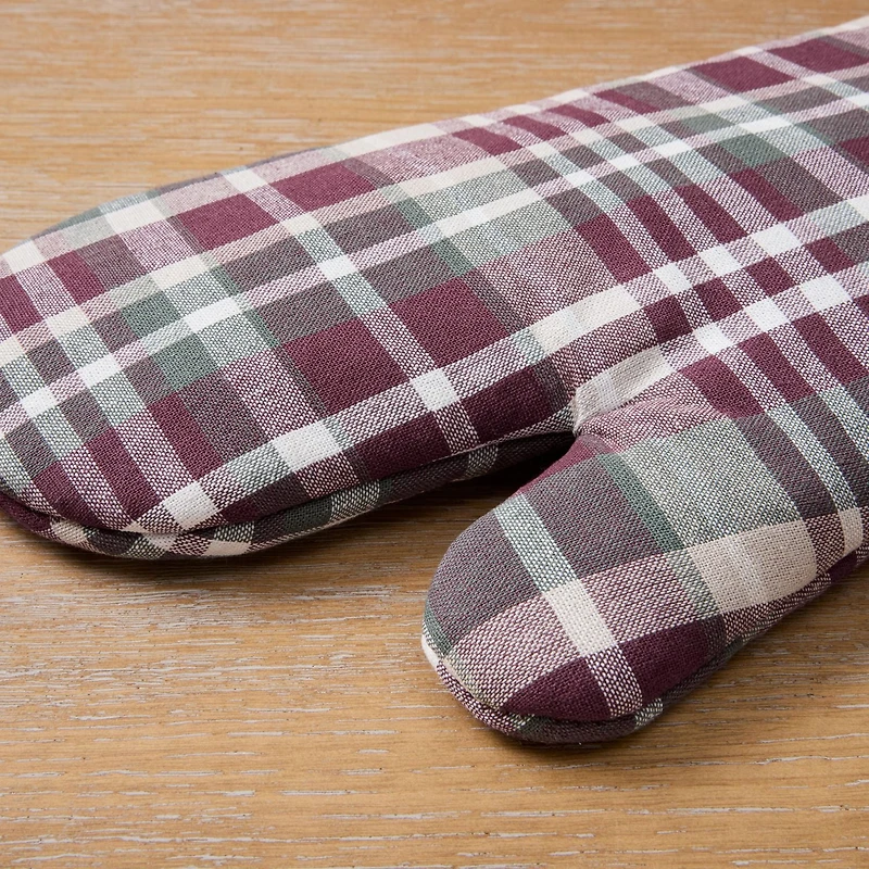 Home Trends Gant de cuisine à carreaux teints en fil