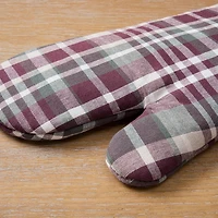 Home Trends Gant de cuisine à carreaux teints en fil