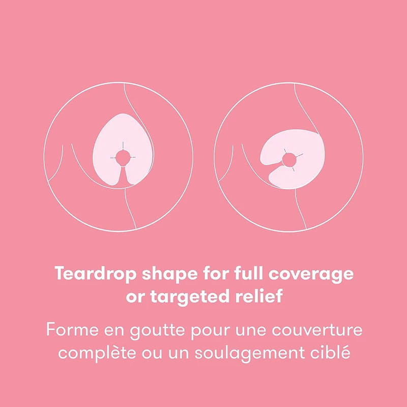 Frida Mom - Packs de thérapie d'allaitement, packs de thérapie par le froid et le chaud, essentiels de l'allaitement pour le soulagement de la douleur, le soutien à la lactation et la récupération pos