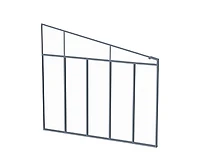 CANOPIA par PALRAM Paroi latérale de couverture de patio de 10 pieds - Gris