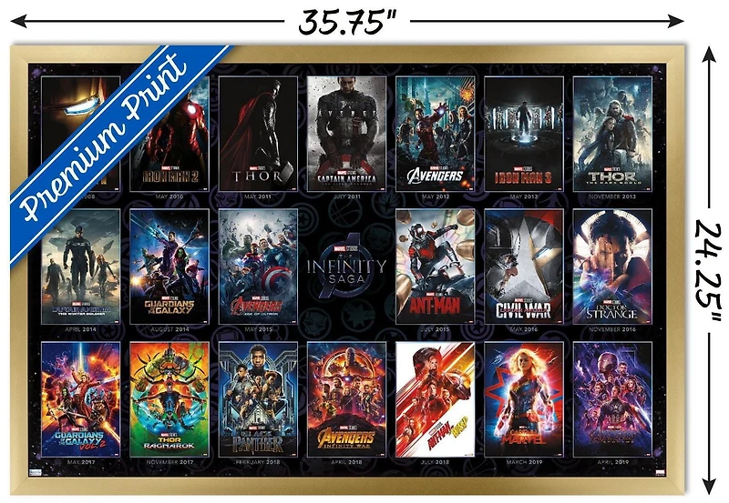 Marvel Avengers : La Saga Infinity - Grille d'une feuille
