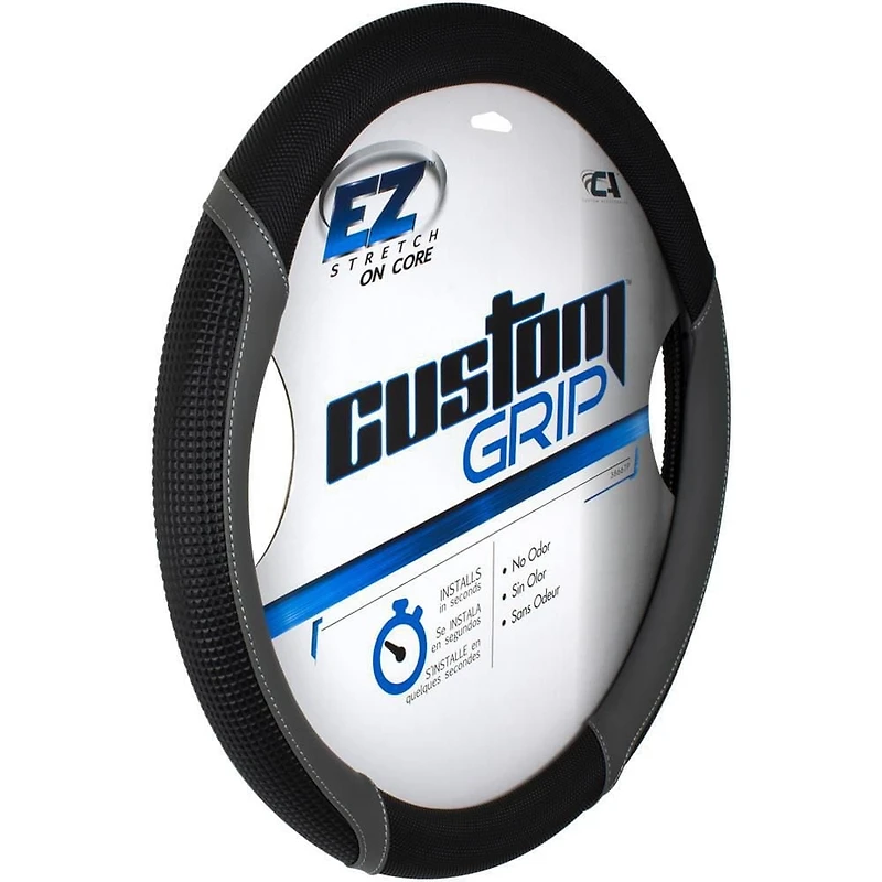 Custom Grip Couvre volant Super Sport noir / gris Couvre volant Super Sport noir / gris