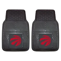 Tapis d'auto en vinyle des Raptors de Toronto de la NBA par FanMats - Ens. de 2
