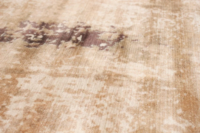 ECARPETGALLERY 5'0" x 7'6" Contemporary Galleria Hand Loomed Area Rug for Living Room, Dining Room and Bedroom in Brown