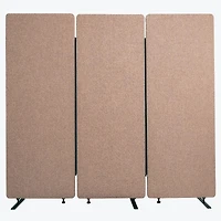 Luxor RECLAIM Acoustic Room Dividers - 3 Pack in Desert Sand