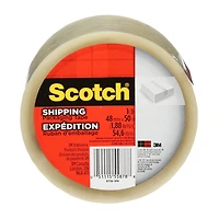 Scotch® Shipping Packaging Tape 3710, 48 mm x 50 m, 1 Roll/Pack
