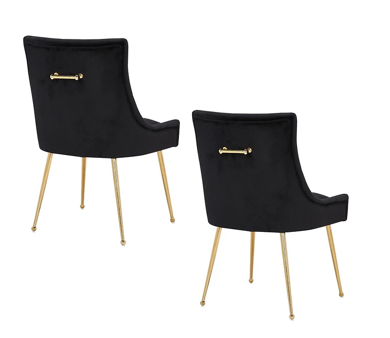 Plata Import Chaise Heye II en Noir - Set 2