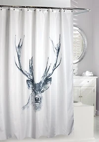 RIDEAU DE DOUCHE CERF DE L'ALBERTA