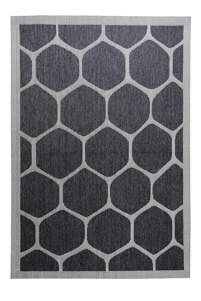 Tapis décoratif gris moderne Home Decor Inc – 152,4 x 213,4 cm, idéal pour les salons, les chambres et les entrées