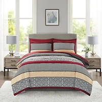 Mainstays Greek Key 7pc Bed in a Bag Set