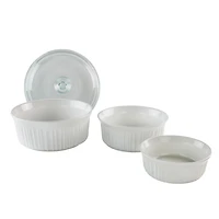 Corningware® French White® 4 Piece Bakeware Round Set