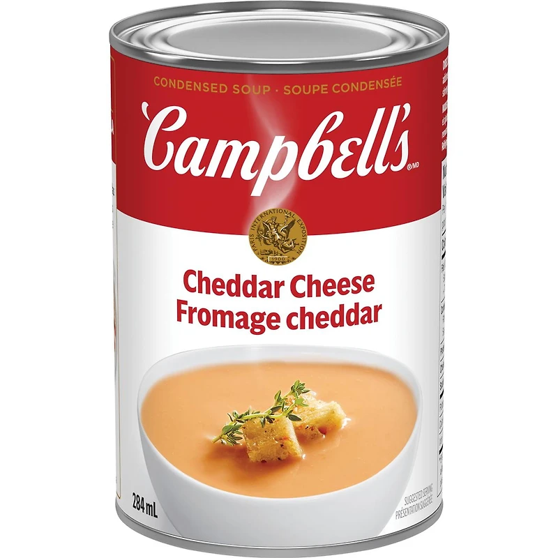 Soupe condensée Campbell'sMD, Fromage cheddar, longue conservation 284 ml