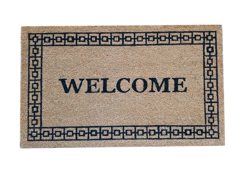 Home Décor Inc. 18" x 30" Coir Doormat with Anti-Skid Backing