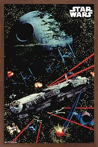 Star Wars: Saga - Space Battle Wall Poster, 22.375" x 34"