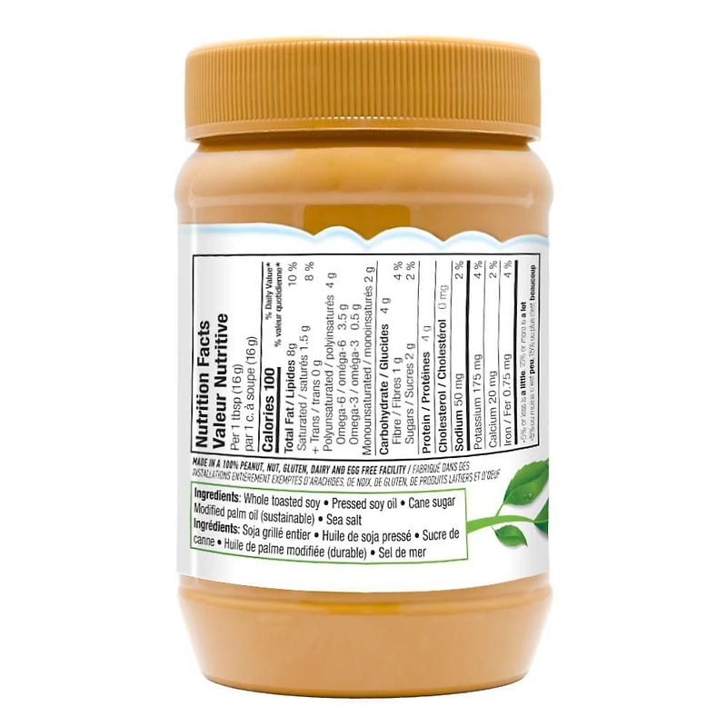 Tartinade de fèves de soja grillées