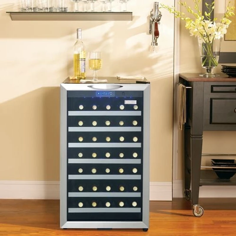 Danby Products Danby 4.0 Cu. Ft (45 Bottle) Capacity Compact Wine Cooler