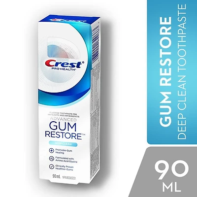 Crest Pro-Health Advanced Gum Restore Toothpaste, Deep Clean, 90mL