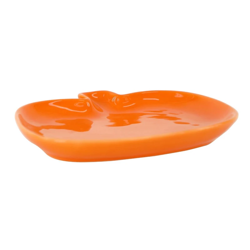 Tout pour Célébrer Halloween Icon Plat Décor en Céramique, Citrouille