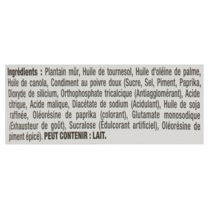 Soldanza Croustilles de Plantain Poivre Doux 42 g Soldanza Poivre Doux